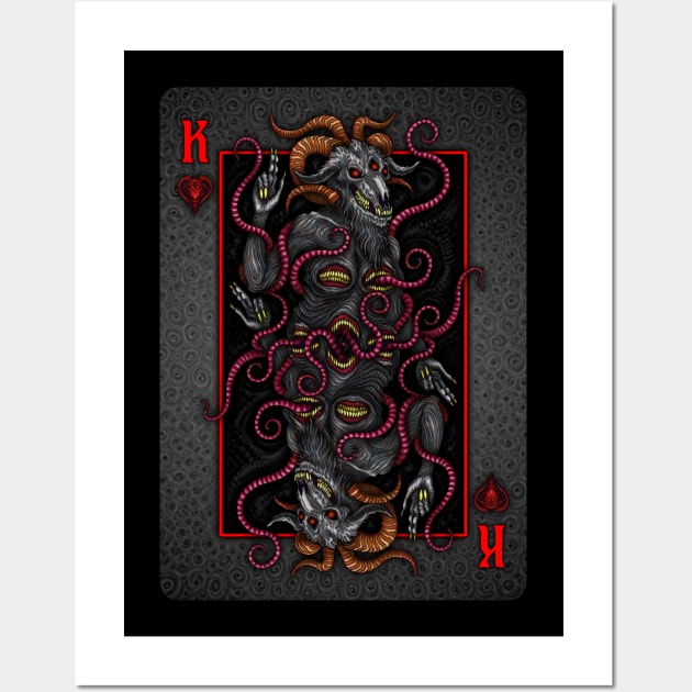 Shub-Niggurath King of Hearts - Azhmodai 2020 Wall Art by azhmodai